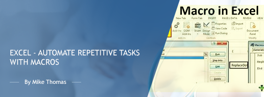 Excel - Automate Repetitive Tasks with Macros Excel - Automate Repetitive Tasks with Macros