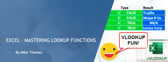 Excel - Mastering Lookup Functions Excel - Mastering Lookup Functions
